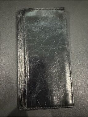 Orobianco Italian Genuine Leather Long Bifold Wallet